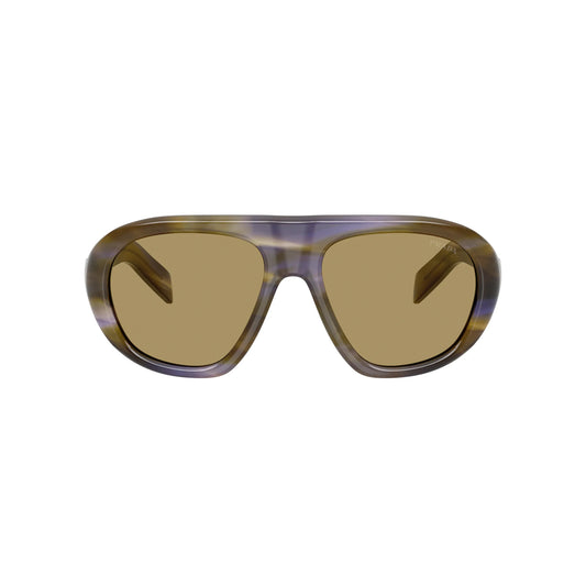 Lunettes de soleil Prada PR C05S 23G70G Laguna à rayures