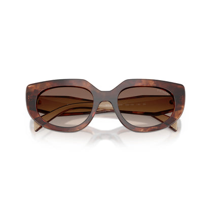 Occhiali da sole Prada PR D02S 00K10S Caramello Tartarugato Brown Gradient ovali