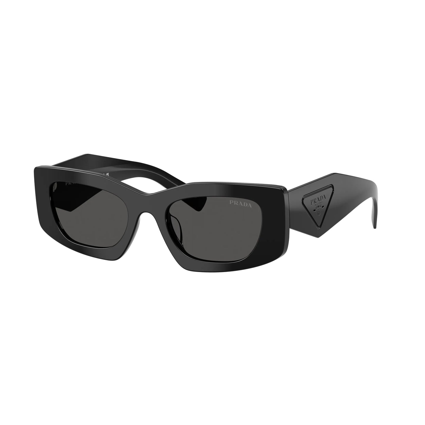 Occhiali da sole Prada PR D03SD 16K08Z Black Grey rettangolari