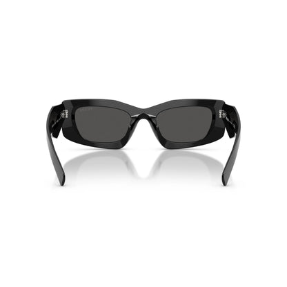 Occhiali da sole Prada PR D03SD 16K08Z Black Grey rettangolari