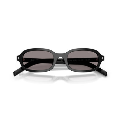 Occhiali da sole Prada PR D06S 16K03D Black Grey ovali