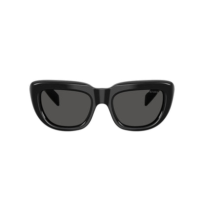 Occhiali da sole Prada PR D07S 16K08Z Black Grey rettangolari
