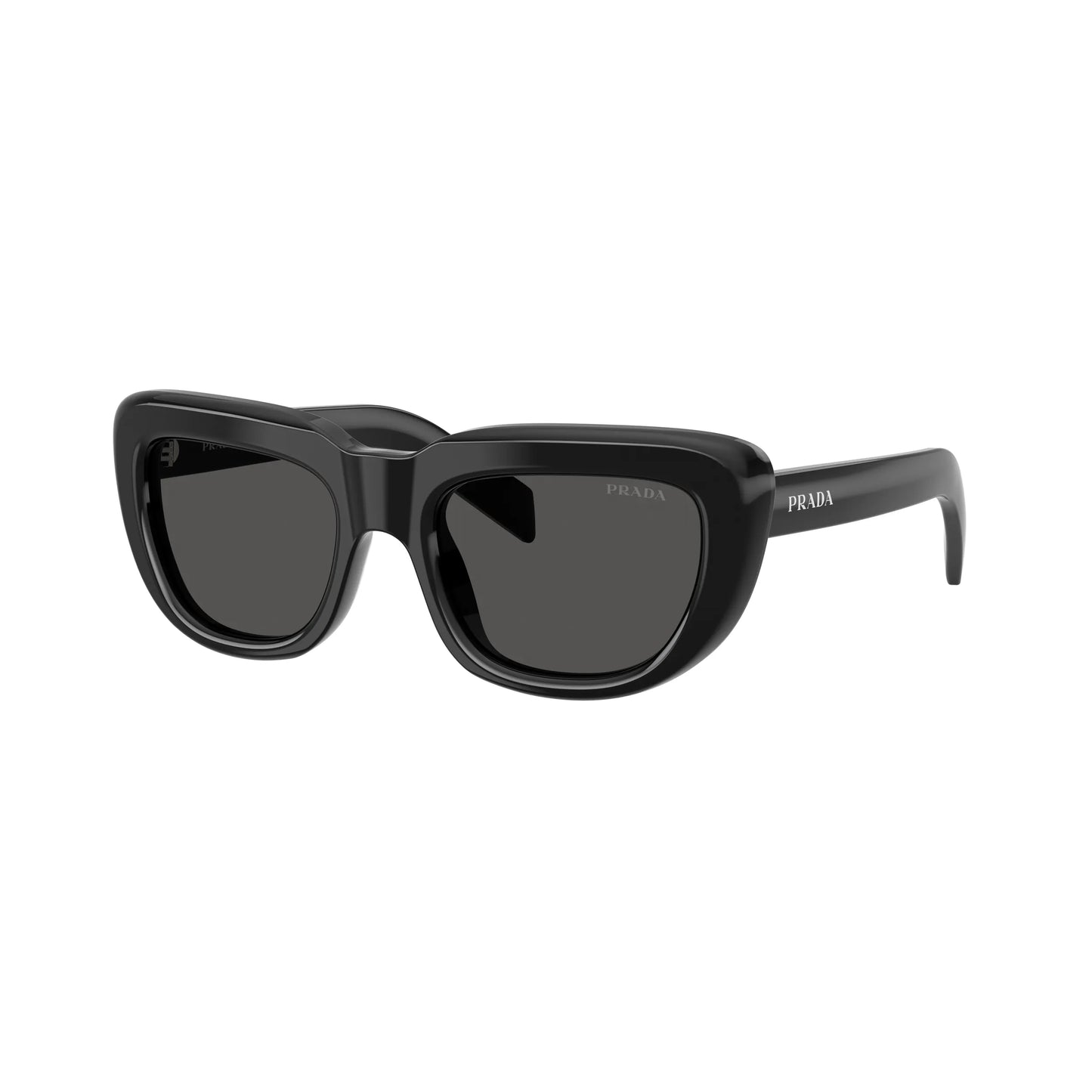 Occhiali da sole Prada PR D07S 16K08Z Black Grey rettangolari