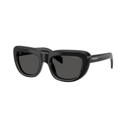 Occhiali da sole Prada PR D07S 16K08Z Black Grey rettangolari