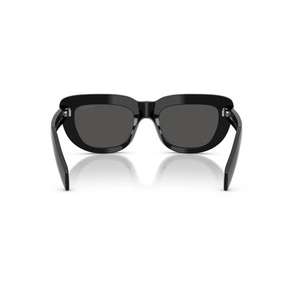 Occhiali da sole Prada PR D07S 16K08Z Black Grey rettangolari