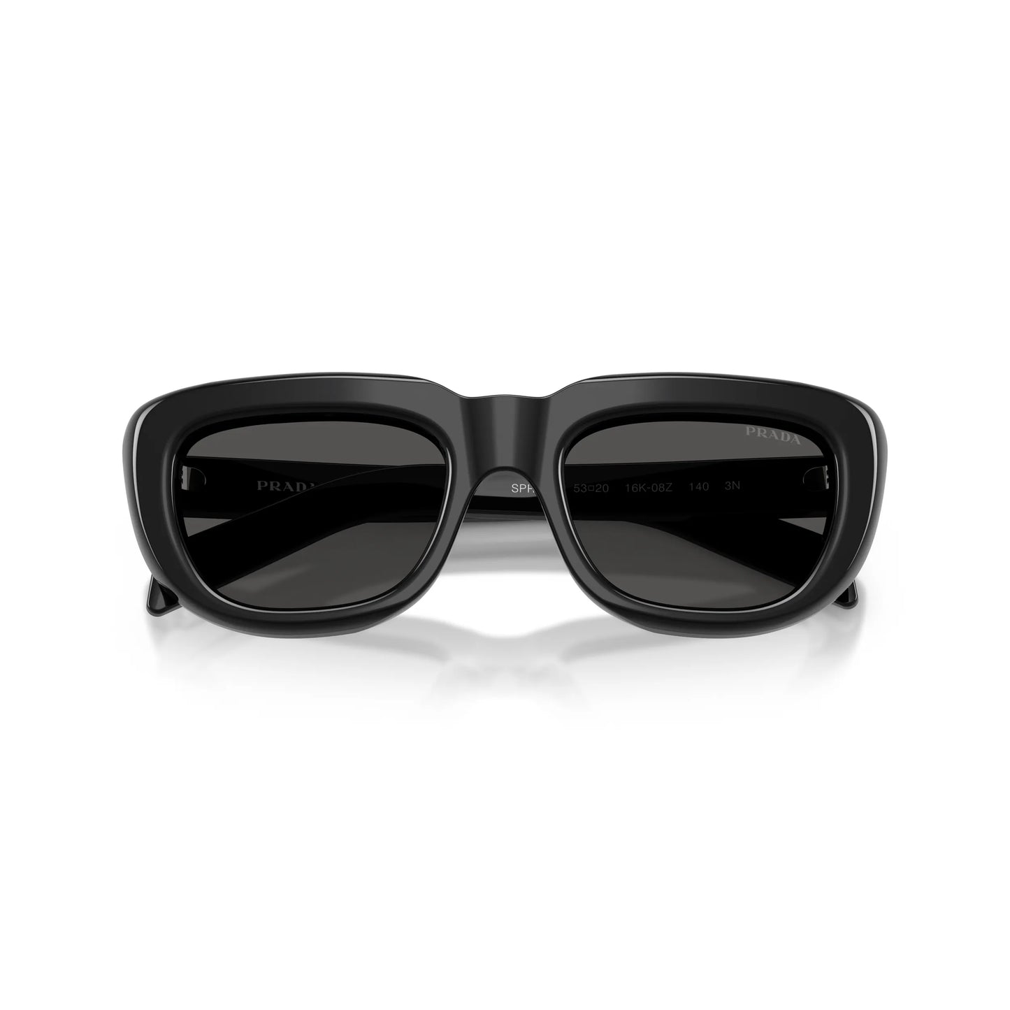 Occhiali da sole Prada PR D07S 16K08Z Black Grey rettangolari