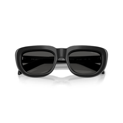 Occhiali da sole Prada PR D07S 16K08Z Black Grey rettangolari