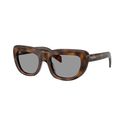 Lunettes de soleil Prada PR D07S 20D07S Juniper Tartaruga Grey rectangulaires