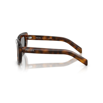 Lunettes de soleil Prada PR D07S 20D07S Juniper Tartaruga Grey rectangulaires