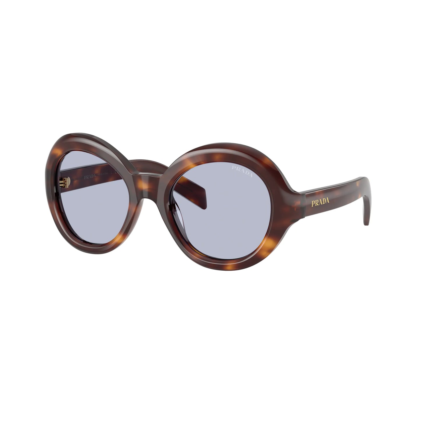 Occhiali da sole Prada PR D08SU 15W30X Tartarugato Classico Ultraviolet rotondi