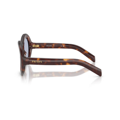 Occhiali da sole Prada PR D08SU 15W30X Tartarugato Classico Ultraviolet rotondi