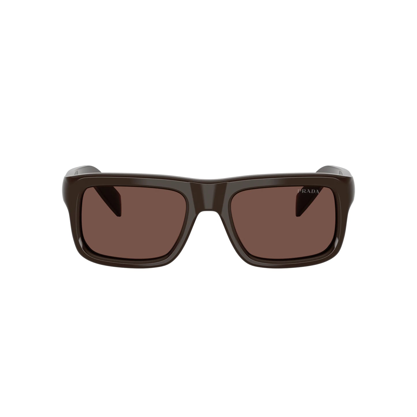 Occhiali da sole Prada PR D11S 27I90W Cigar Chocolate Black rettangolari