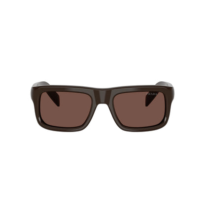 Occhiali da sole Prada PR D11S 27I90W Cigar Chocolate Black rettangolari