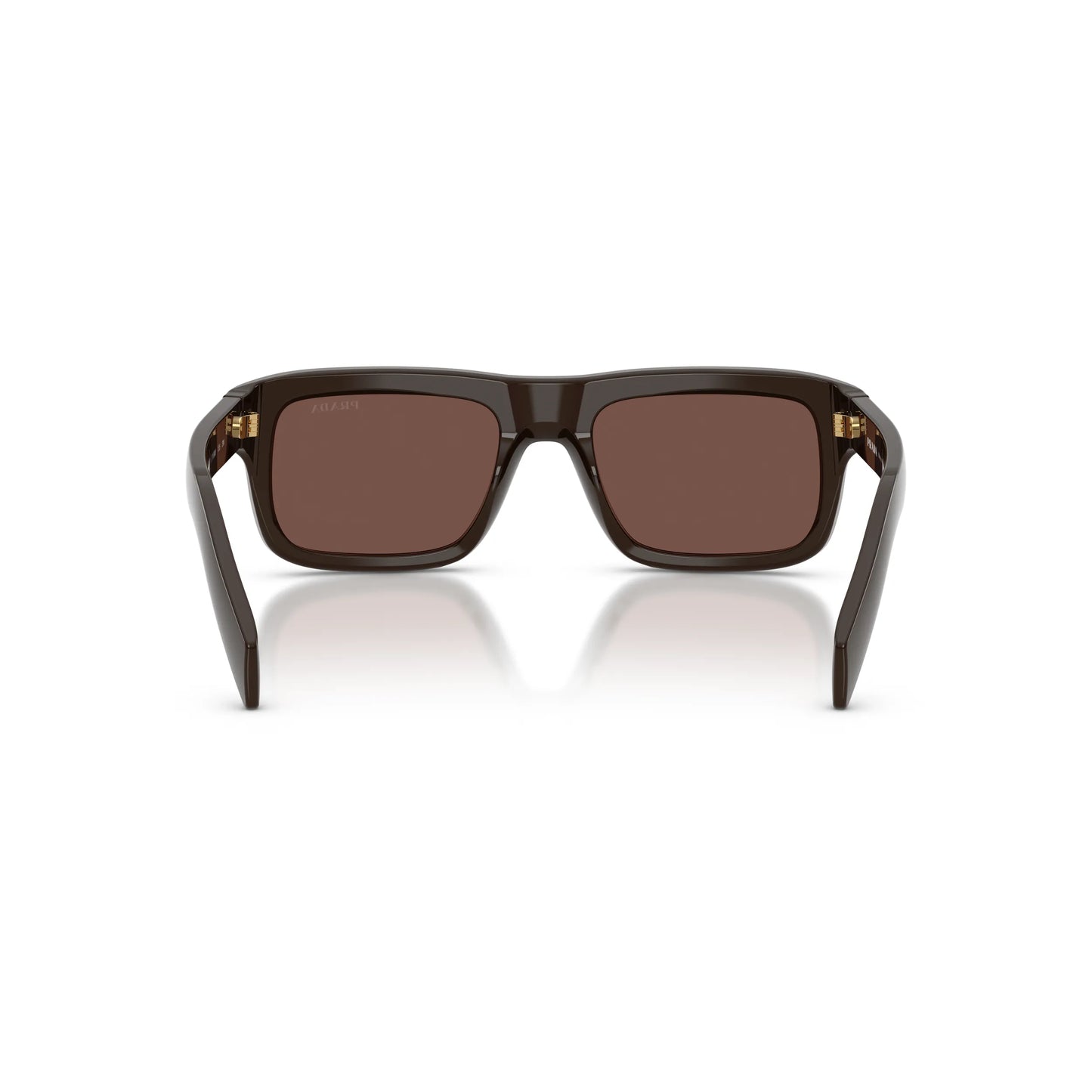 Occhiali da sole Prada PR D11S 27I90W Cigar Chocolate Black rettangolari