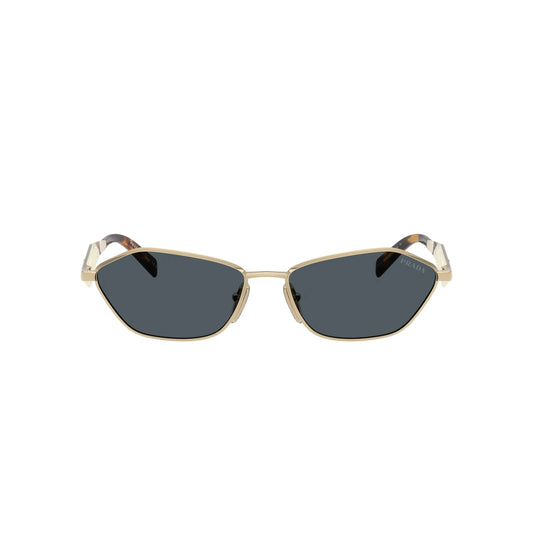 Lunettes de soleil Prada PR D50S ZVN70B Or pâle Gris carrées
