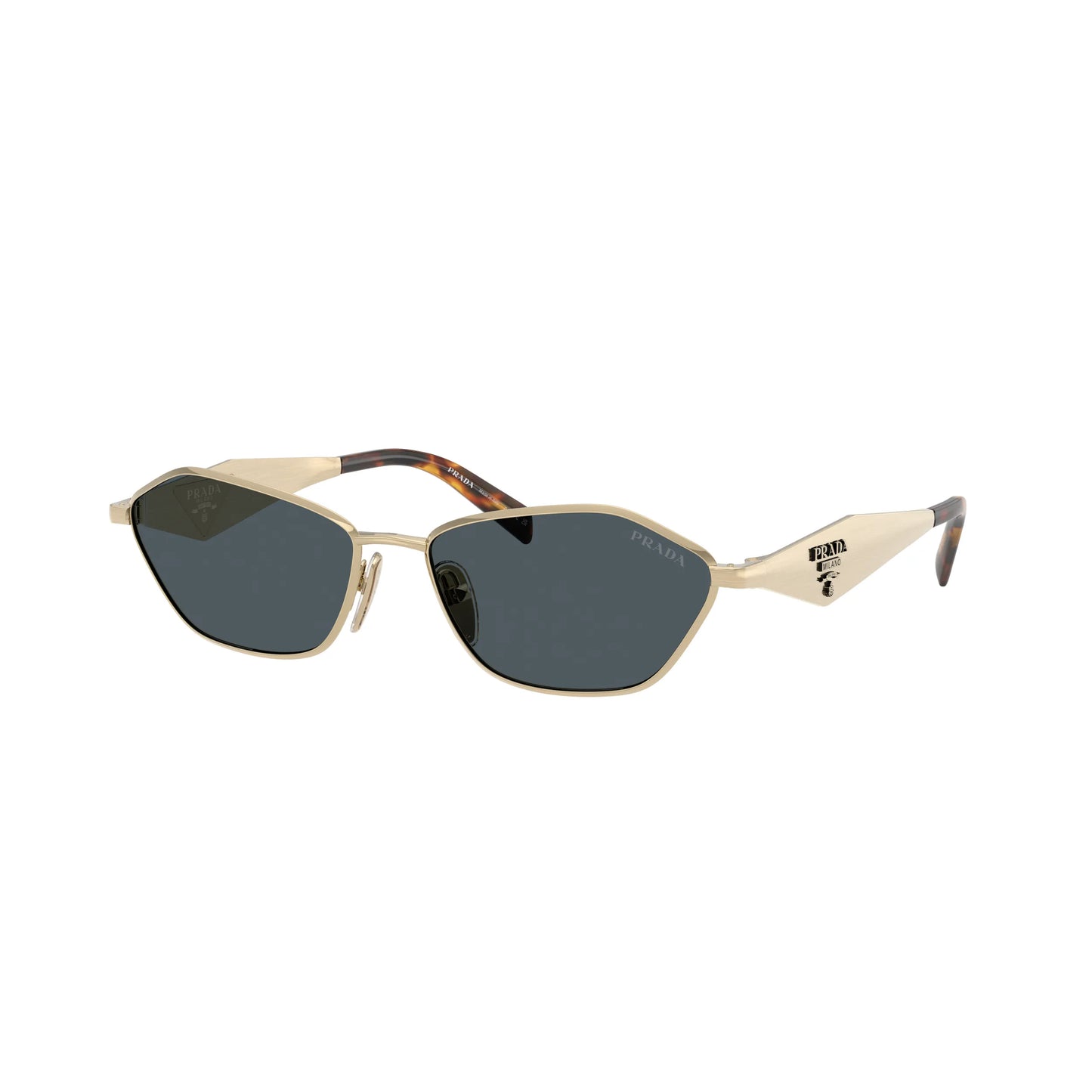 Occhiali da sole Prada PR D50S ZVN70B Oro Pallido Grey squadrati