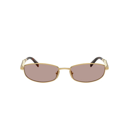 Occhiali da sole Prada PR D51S 5AK20I Oro ovale