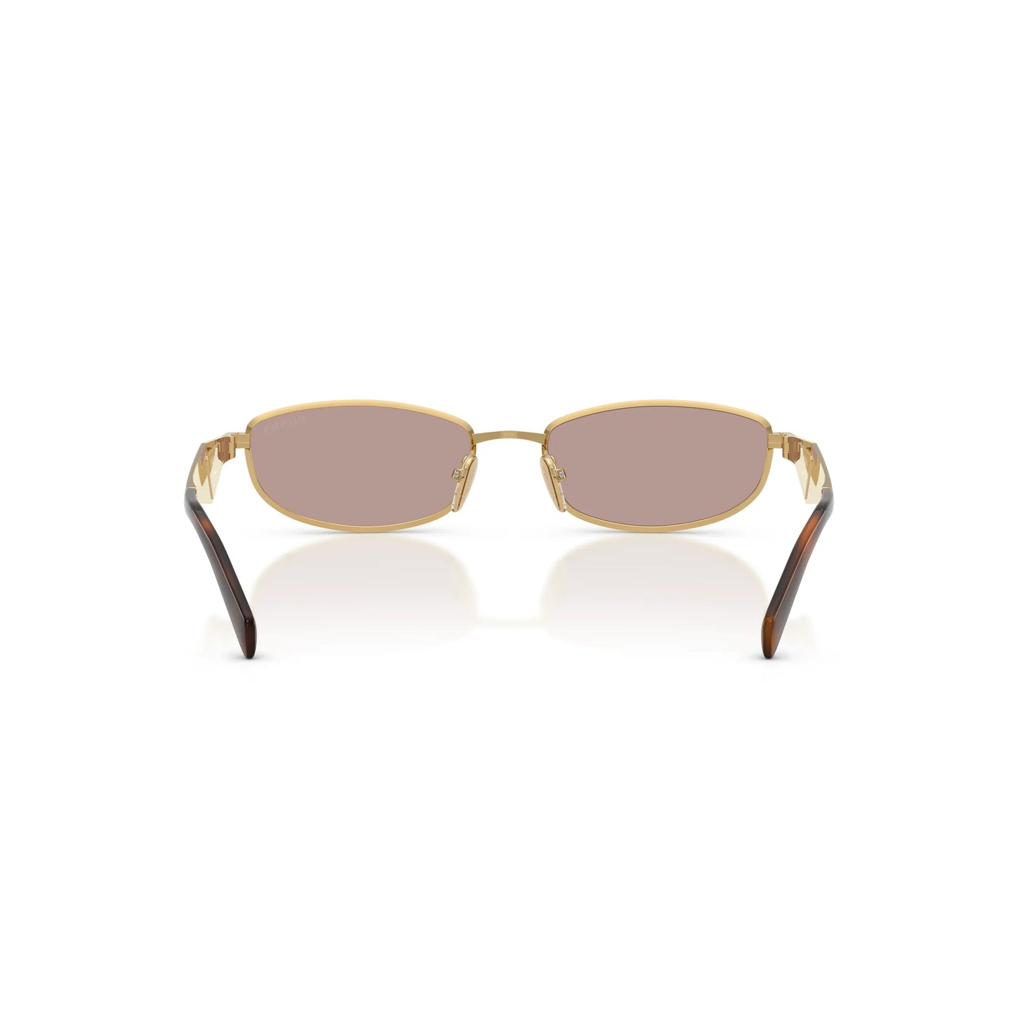 Occhiali da sole Prada PR D51S 5AK20I Oro ovale