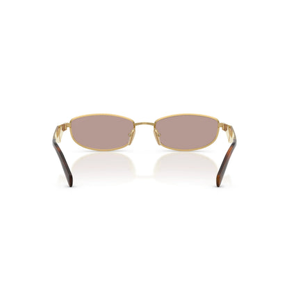 Occhiali da sole Prada PR D51S 5AK20I Oro ovale