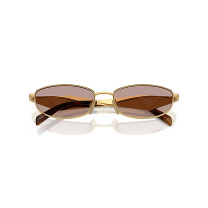 Occhiali da sole Prada PR D51S 5AK20I Oro ovale