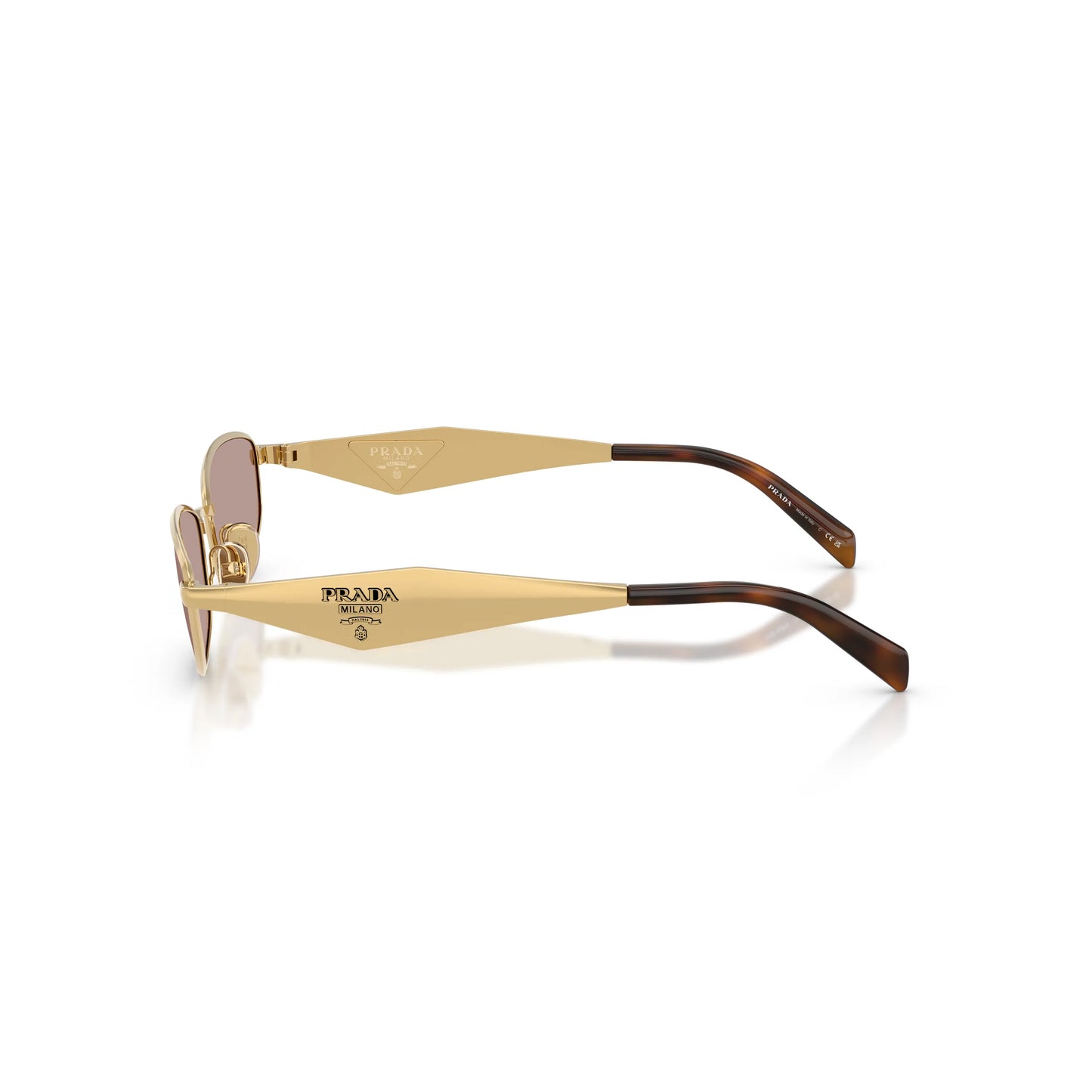 Occhiali da sole Prada PR D51S 5AK20I Oro ovale
