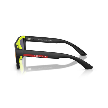 Lunettes de soleil Prada Linea Rossa PS A07S 1BO10A Noir mat