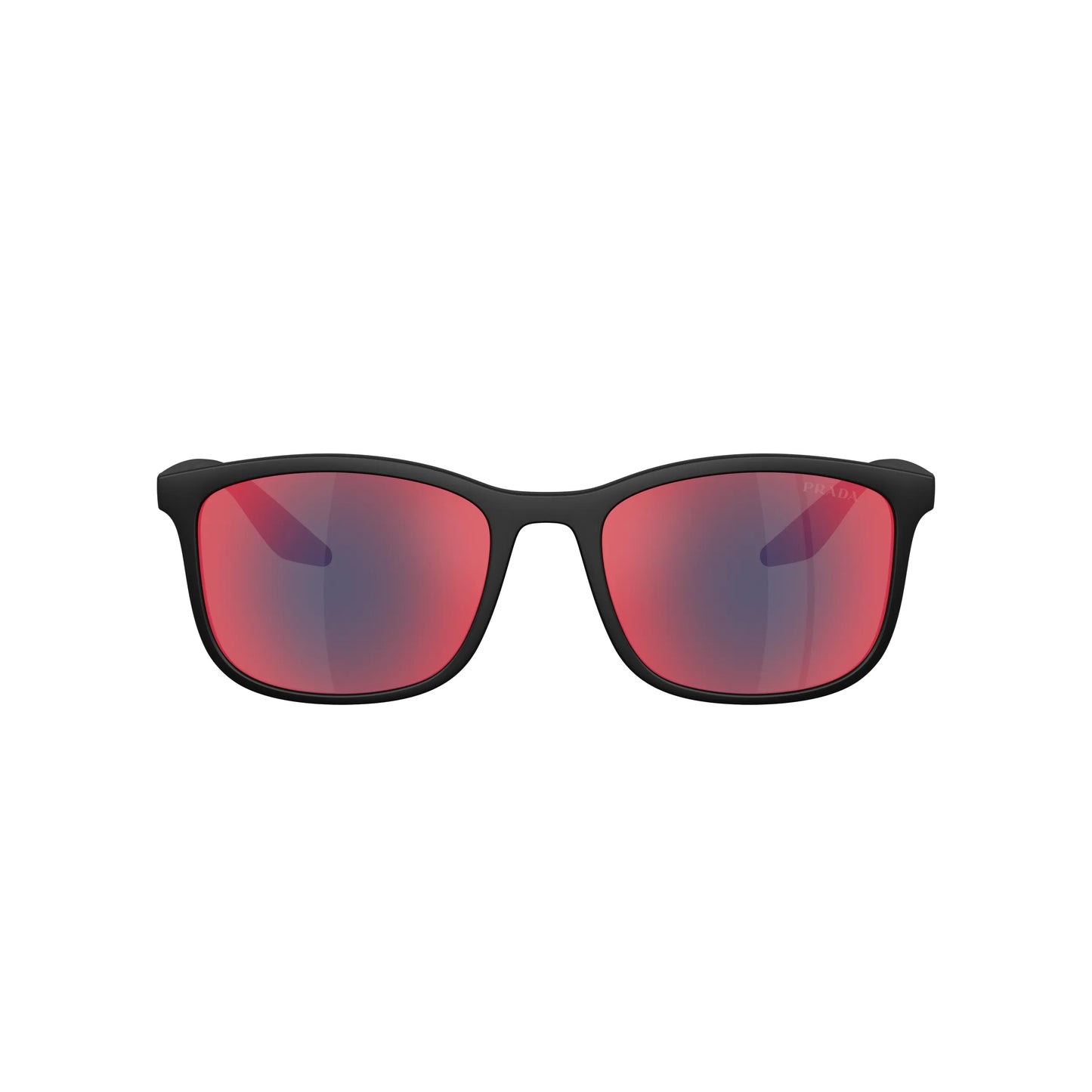 Occhiali da sole Prada Linea Rossa PS A08S 1BO08F Black Matt rettangolari