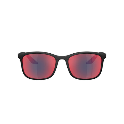 Occhiali da sole Prada Linea Rossa PS A08S 1BO08F Black Matt rettangolari