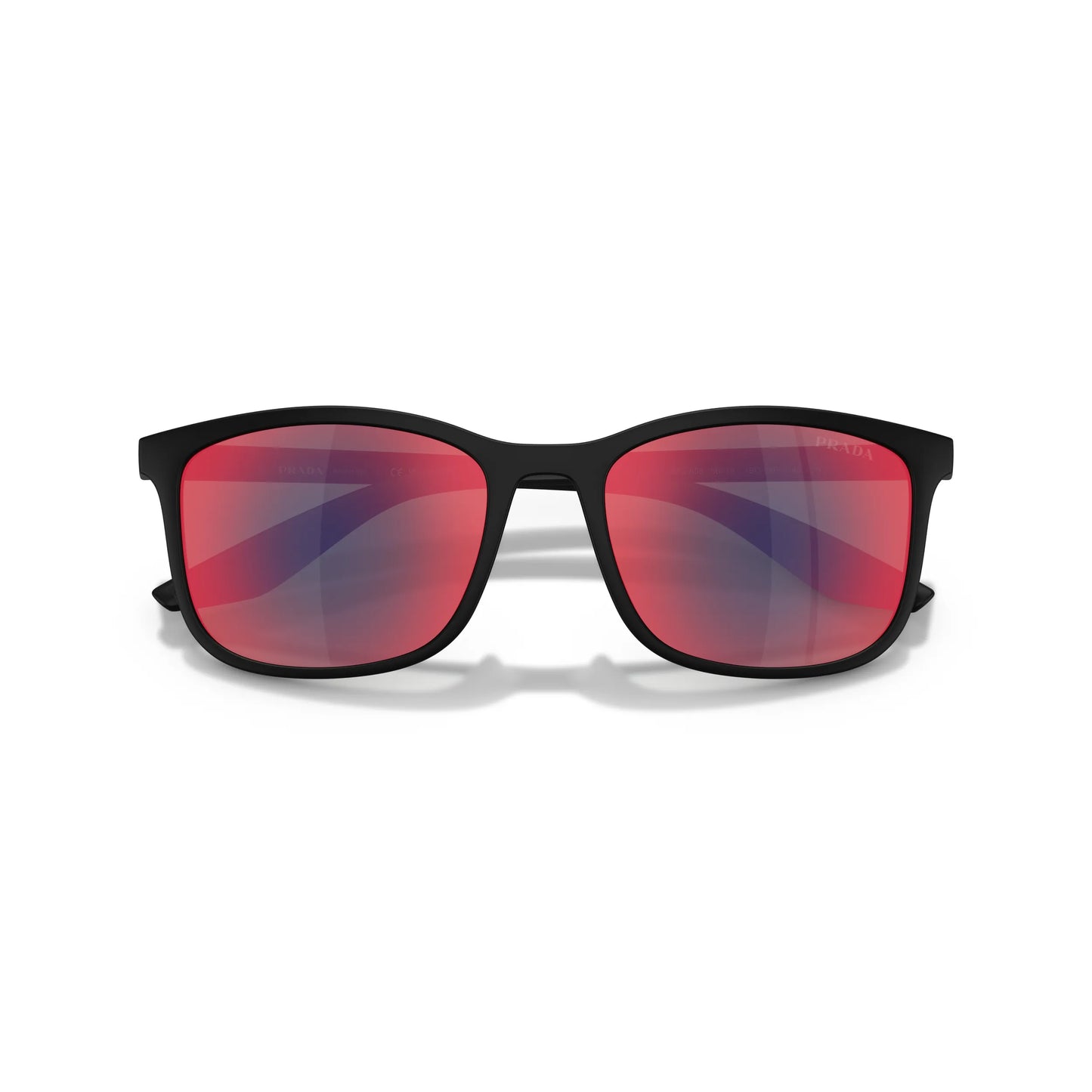 Occhiali da sole Prada Linea Rossa PS A08S 1BO08F Black Matt rettangolari