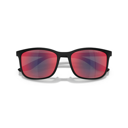 Occhiali da sole Prada Linea Rossa PS A08S 1BO08F Black Matt rettangolari