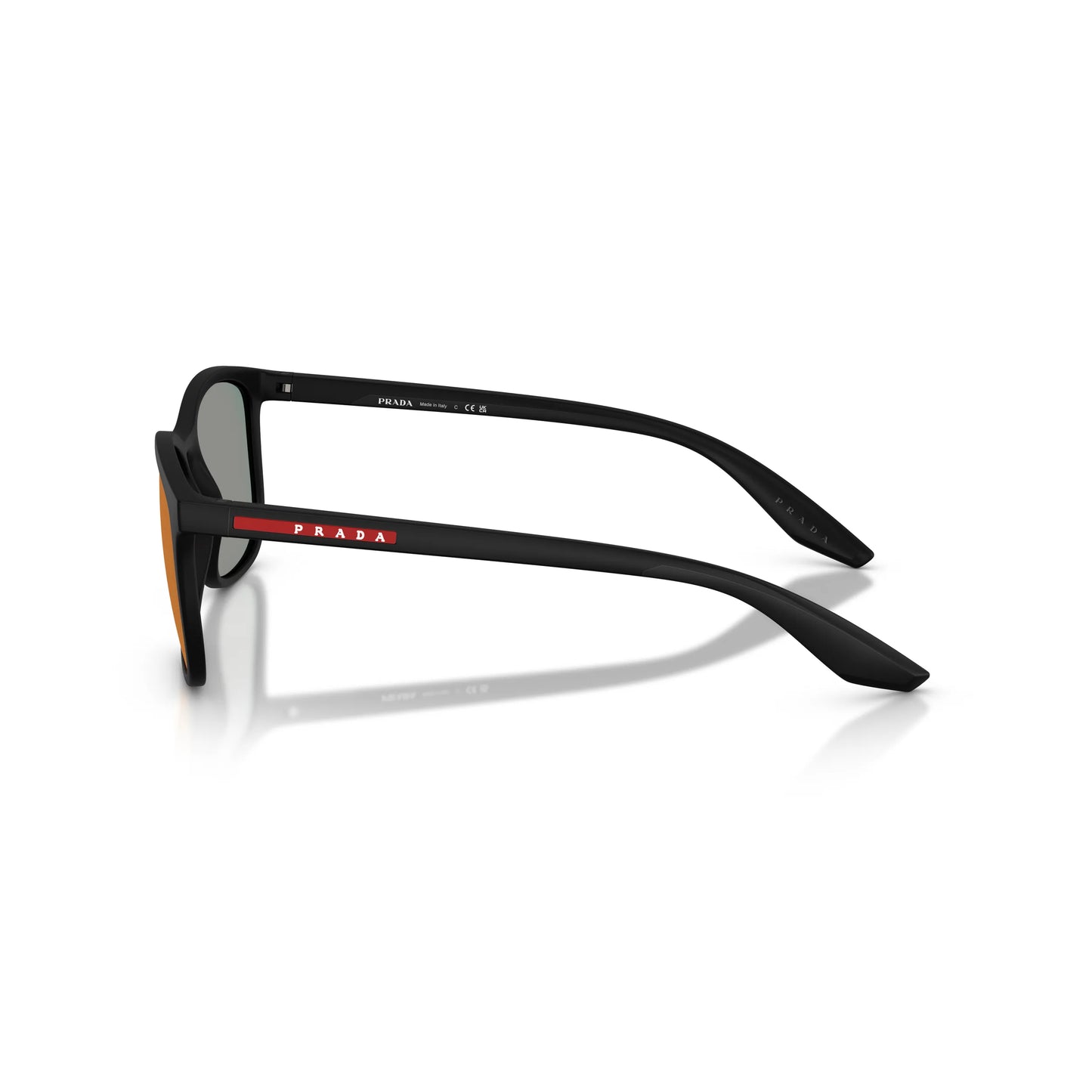 Occhiali da sole Prada Linea Rossa PS A08S 1BO08F Black Matt rettangolari