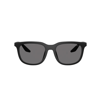 Occhiale da sole Prada Linea Rossa PS B09SU 1BO02G Nero opaco polarized rettangolare