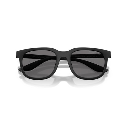 Occhiale da sole Prada Linea Rossa PS B09SU 1BO02G Nero opaco polarized rettangolare