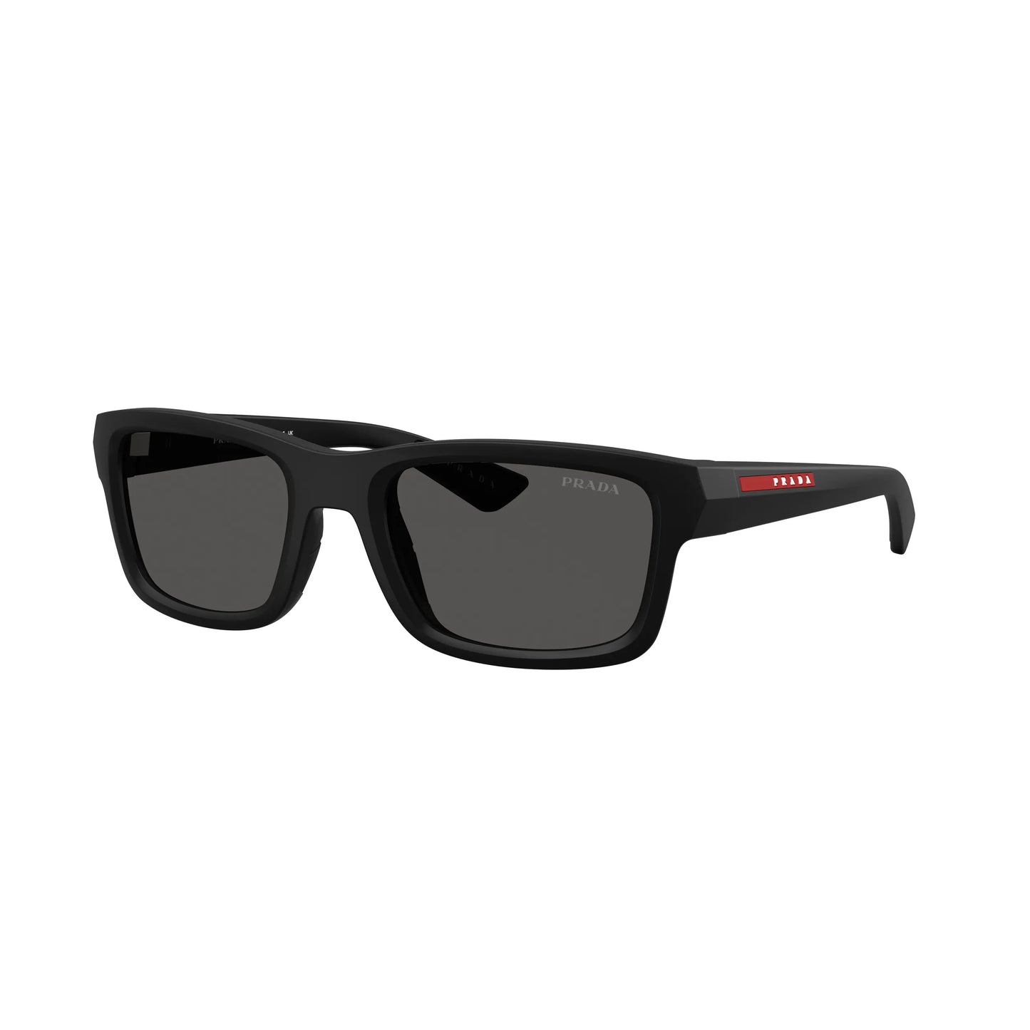 Occhiali da sole Prada Linea Rossa PS B10S 1BO08Z Nero Opaco squadrati