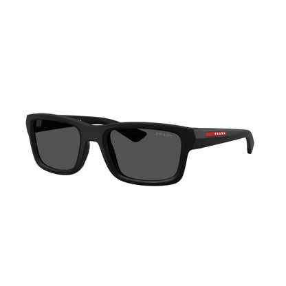 Occhiali da sole Prada Linea Rossa PS B10S 1BO08Z Nero Opaco squadrati
