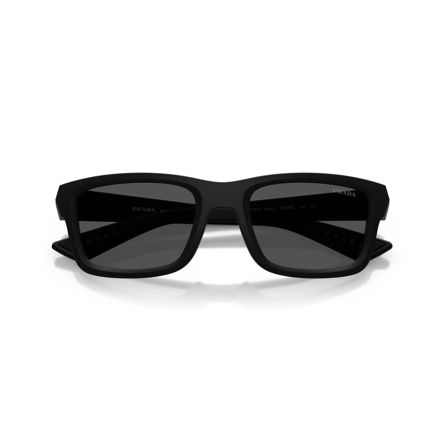 Occhiali da sole Prada Linea Rossa PS B10S 1BO08Z Nero Opaco squadrati