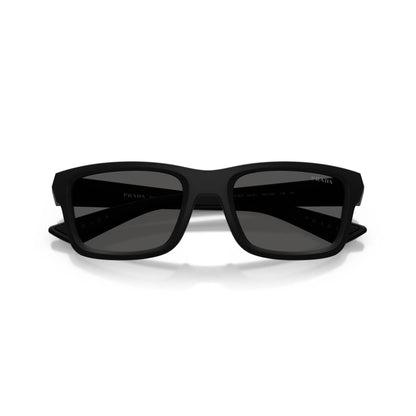 Occhiali da sole Prada Linea Rossa PS B10S 1BO08Z Nero Opaco squadrati