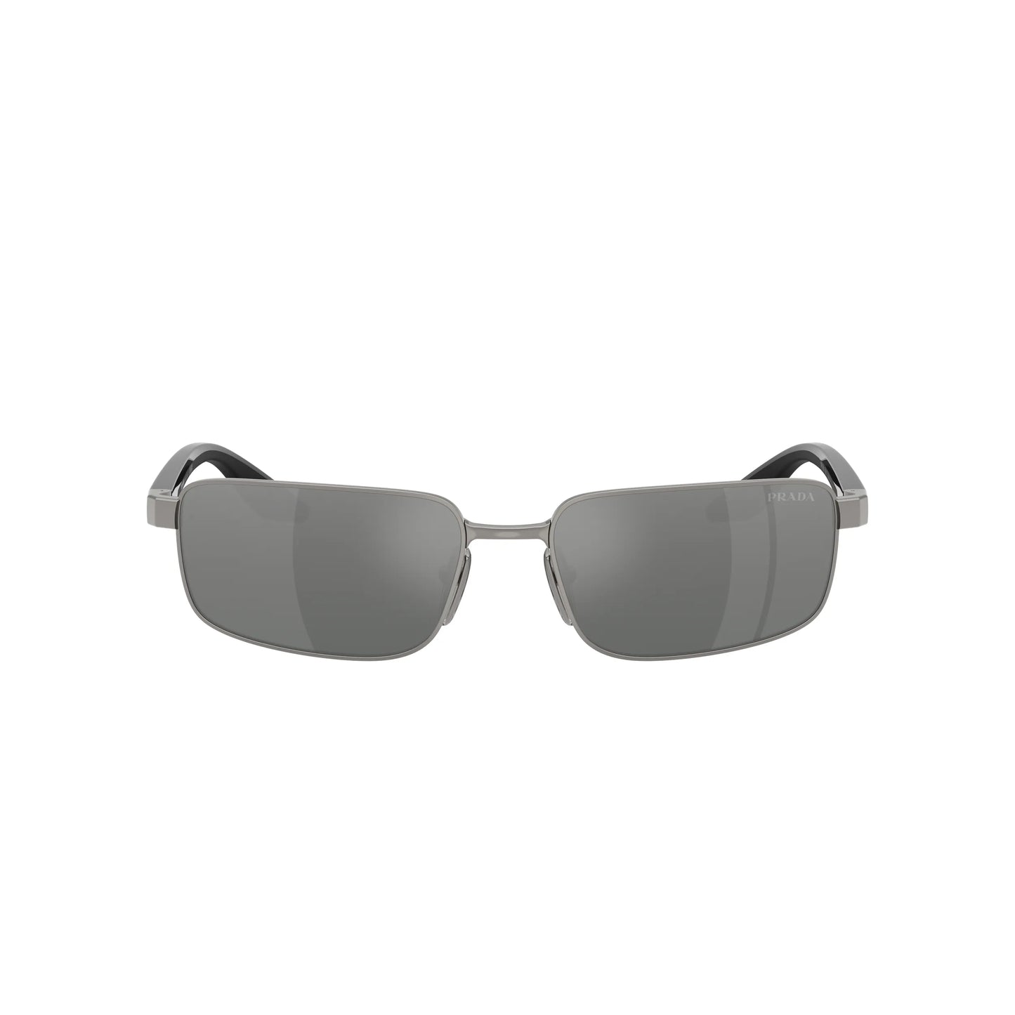 Occhiali da sole Prada Linea Rossa PS B54S 5AV41A Grigio Metallizzato rettangolari