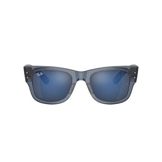 Occhiale da sole Ray-Ban Mega Wayfarer RB0840S 6638O4 Blu