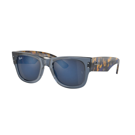 Occhiale da sole Ray-Ban Mega Wayfarer RB0840S 6638O4 Blu