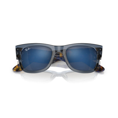 Occhiale da sole Ray-Ban Mega Wayfarer RB0840S 6638O4 Blu