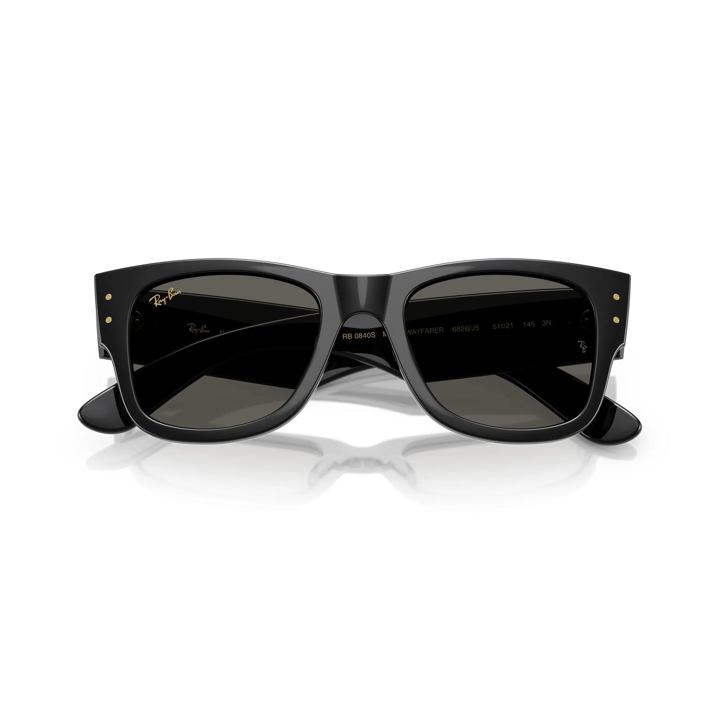 Lunettes de soleil Ray-Ban Mega Wayfarer RB0840S 6826J5 Ultra Black