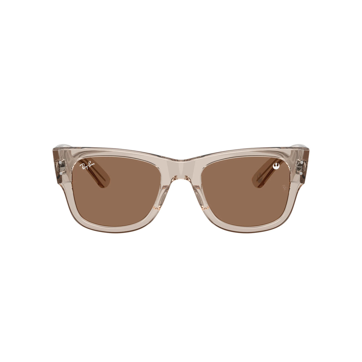Lunettes de soleil Ray-Ban Star Wars Mega Wayfarer RB0840S 68701A Marron clair transparent