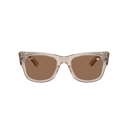 Lunettes de soleil Ray-Ban Star Wars Mega Wayfarer RB0840S 68701A Marron clair transparent