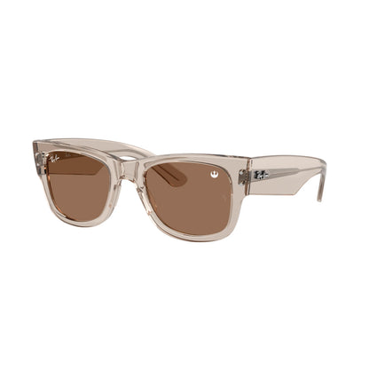 Lunettes de soleil Ray-Ban Star Wars Mega Wayfarer RB0840S 68701A Marron clair transparent
