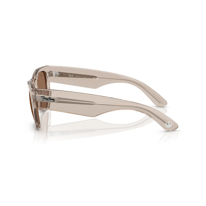 Lunettes de soleil Ray-Ban Star Wars Mega Wayfarer RB0840S 68701A Marron clair transparent