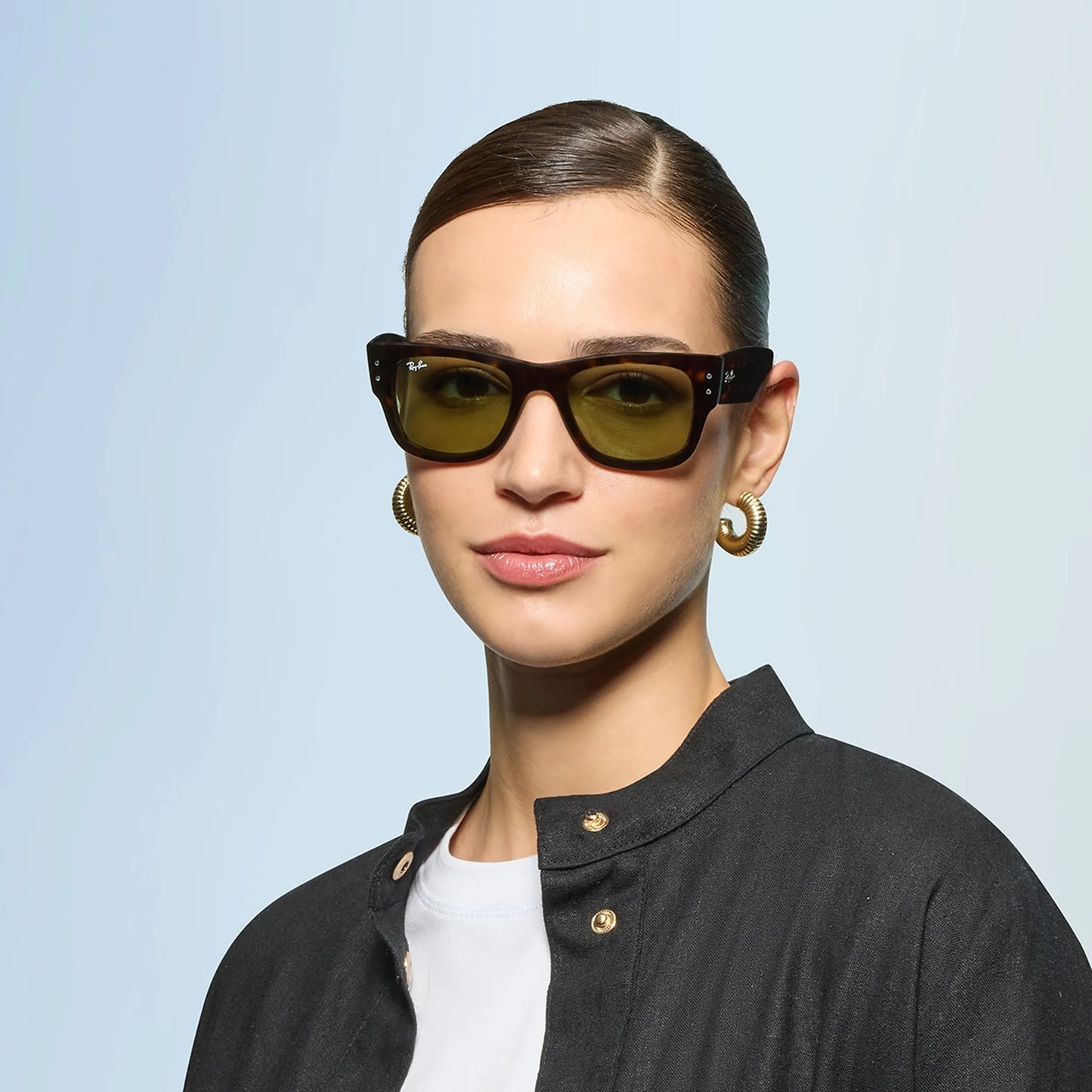 Lunettes de soleil Ray-Ban Mega Wayfarer RB0840S 902/4E Havane