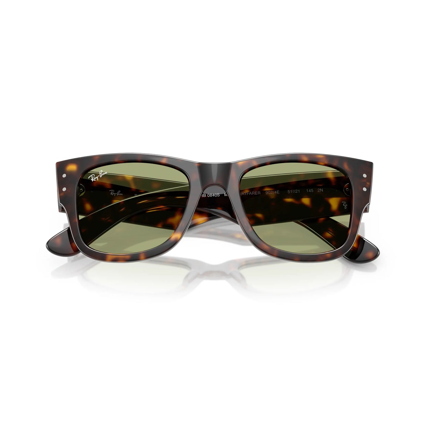 Lunettes de soleil Ray-Ban Mega Wayfarer RB0840S 902/4E Havane