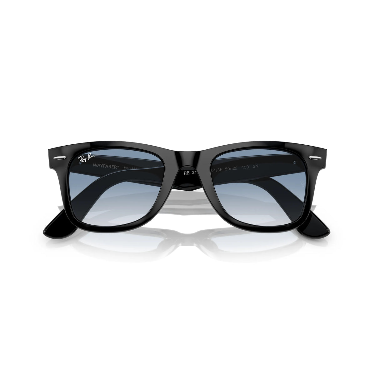 Lunettes de soleil Wayfarer RB2140F 901/3F Noir/Bleu