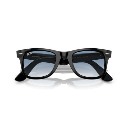 Lunettes de soleil Wayfarer RB2140F 901/3F Noir/Bleu